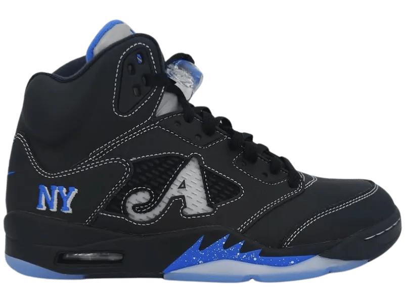 Air Jordan 5 ブラック/ブルー Air Jordan 5 Retro RACER BLUE Black Reflective Silver